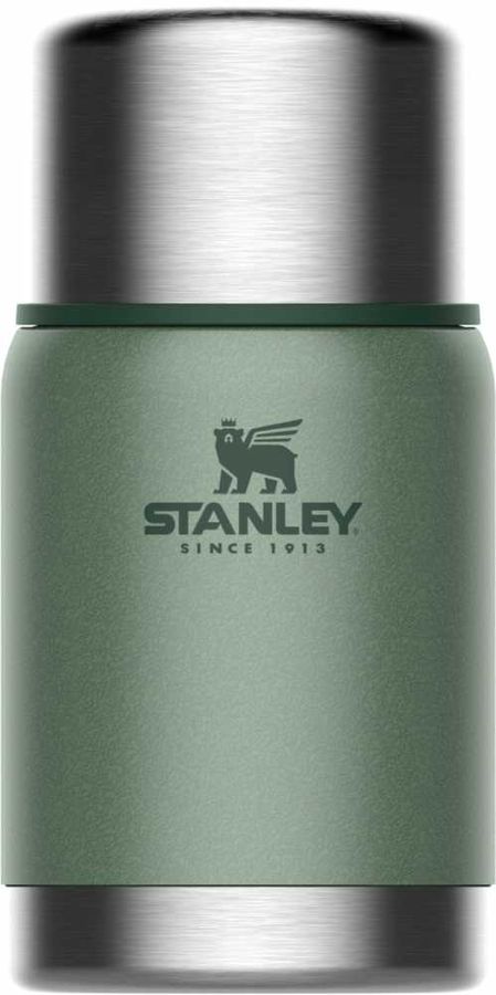 

Термос для еды Stanley Adventure Vacuum Food Jar, 700мл, корпус сталь/колба сталь, зеленый (10-01571-021), Adventure Vacuum Food Jar