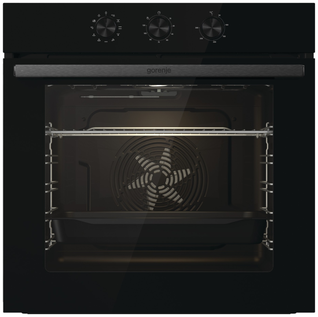 

Духовой шкаф электрический Gorenje Essential BO6725E02BG, черный (738373), BO6725E02BG