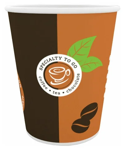 Стакан Huhtamaki Coffee-to-go -0862, 300мл, 9см, ламинированный картон, 50шт., печать (рисунок) (77111200-0862), цвет печать (рисунок) - фото 1
