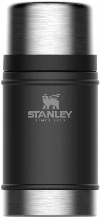

Термос для еды Stanley The Legendary Classic Food Jar, 700 мл, корпус сталь/колба сталь, черный (10-07936-004), The Legendary Classic Food Jar