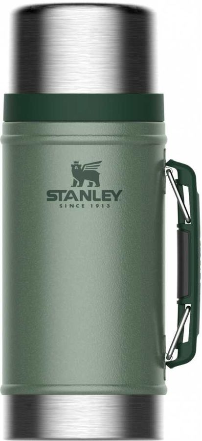 

Термос для еды Stanley The Legendary Classic Food Jar, 940 мл, корпус сталь/колба сталь, зеленый (10-07937-003), The Legendary Classic Food Jar