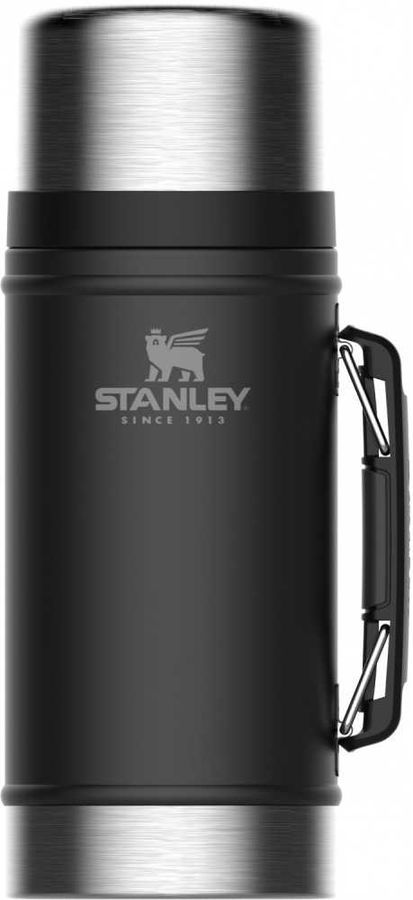 

Термос для еды Stanley The Legendary Classic Food Jar, 940 мл, корпус сталь/колба сталь, черный (10-07937-004), The Legendary Classic Food Jar