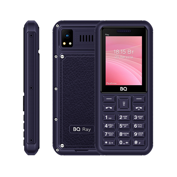 

Мобильный телефон BQ 2454 Ray, 2.4" 320x240 TFT, 32Mb RAM, 32Mb, BT, 1xCam, 2-Sim, 1800 мА⋅ч, micro-USB, синий, 2454 Ray