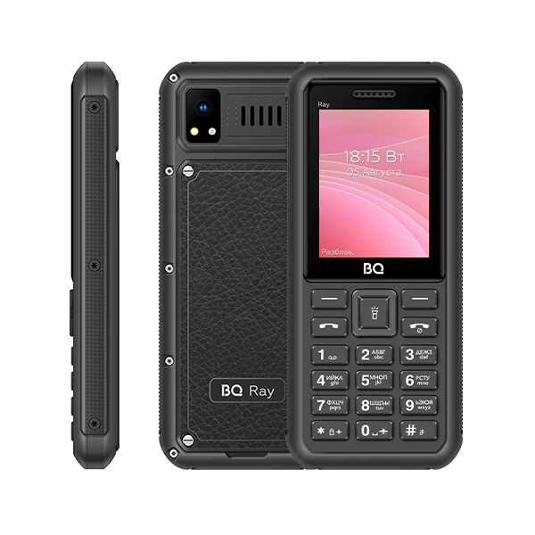 Мобильный телефон BQ 2454 Ray серый