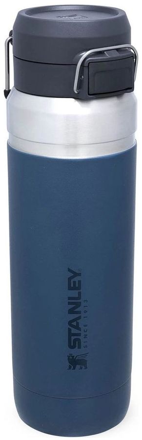 

Термобутылка Stanley Go Quick Flip, 1.06л, корпус сталь/колба сталь, синий (10-09150-068), Go Quick Flip