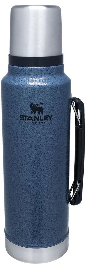 

Термос Stanley Classic, 1 л, корпус сталь/колба сталь, голубой (10-08266-033), Classic