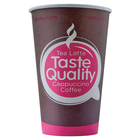 

Стакан Формация Taste Quality HB90-530-0399, 400мл, 9см, ламинированный картон, печать (рисунок), 50шт. (606199), HB90-530-0399