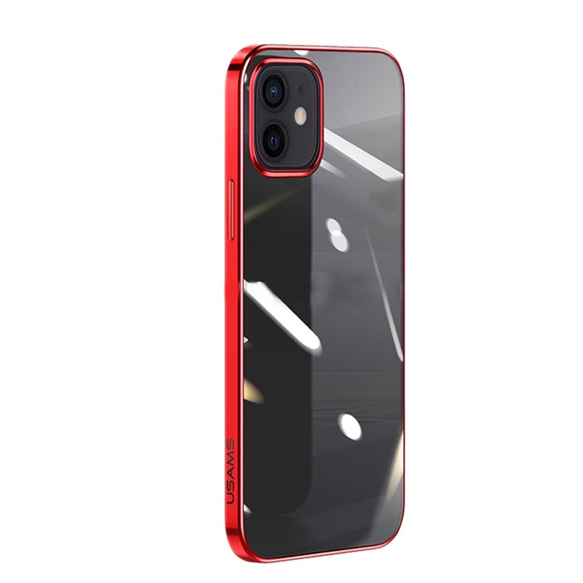 

Чехол-накладка Usams Kingdom Series US-BH615 для смартфона Apple iPhone 12 mini, пластик/силикон, прозрачный/красный (IP12JU02)