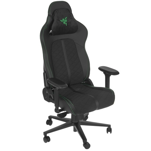 Кресло игровое Razer Enki, черный/зеленый (RZ38-03720100-R3G1)