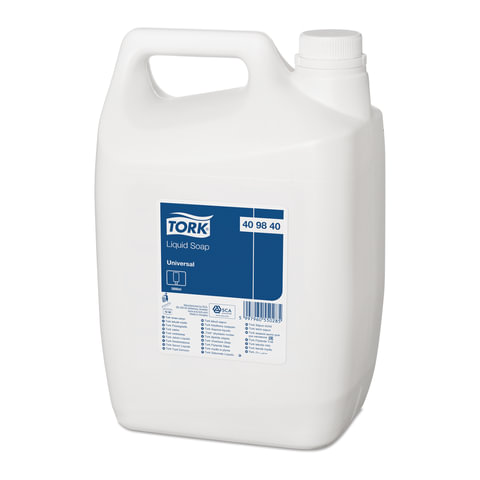 

Крем-мыло TORK Universal 409840, увлажняющее, 5л, 5.25кг, 1шт. (602962), 409840