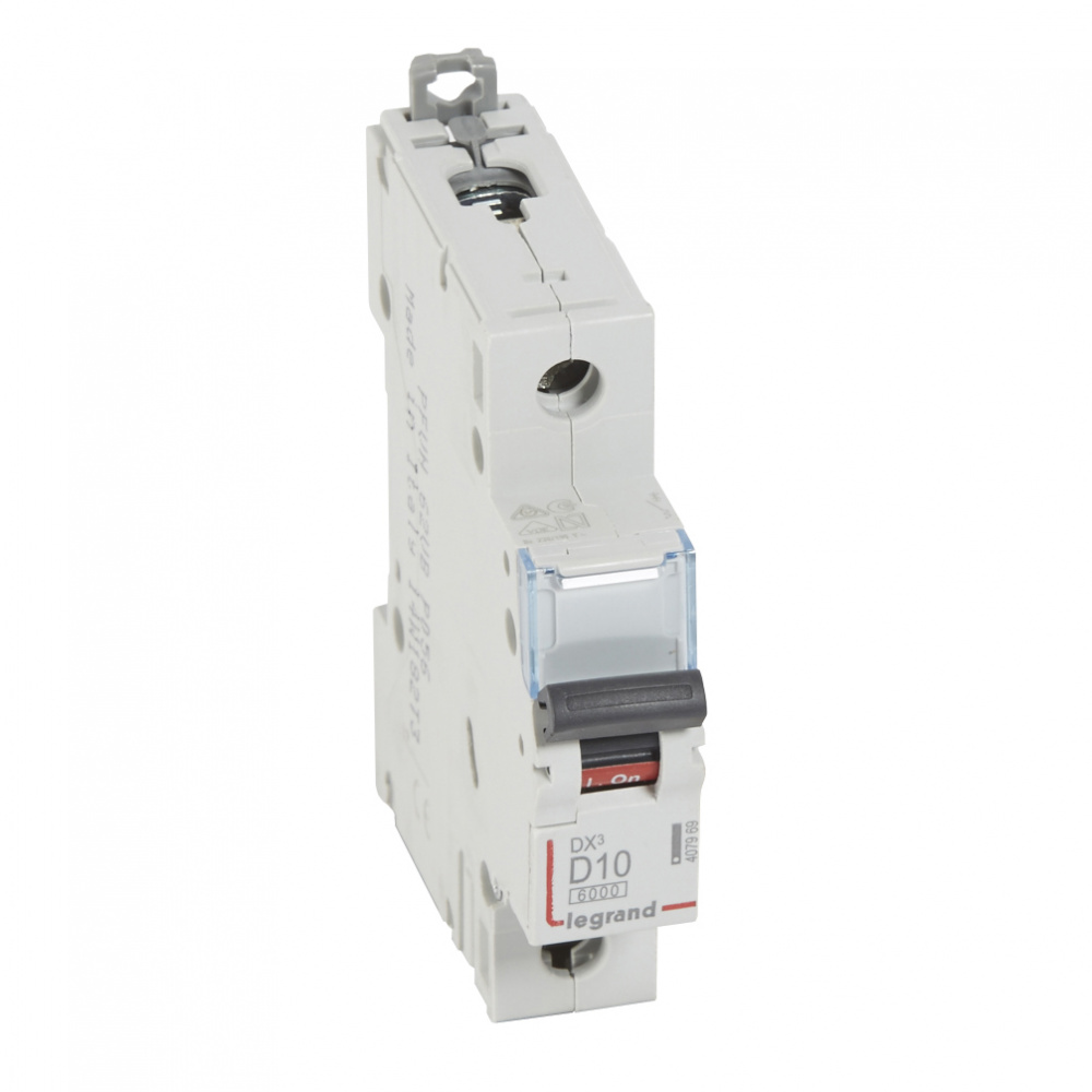

Выключатель автоматический Legrand DX3 однополюсный (1P/1П) 10А D 6kA/10kA (407969)