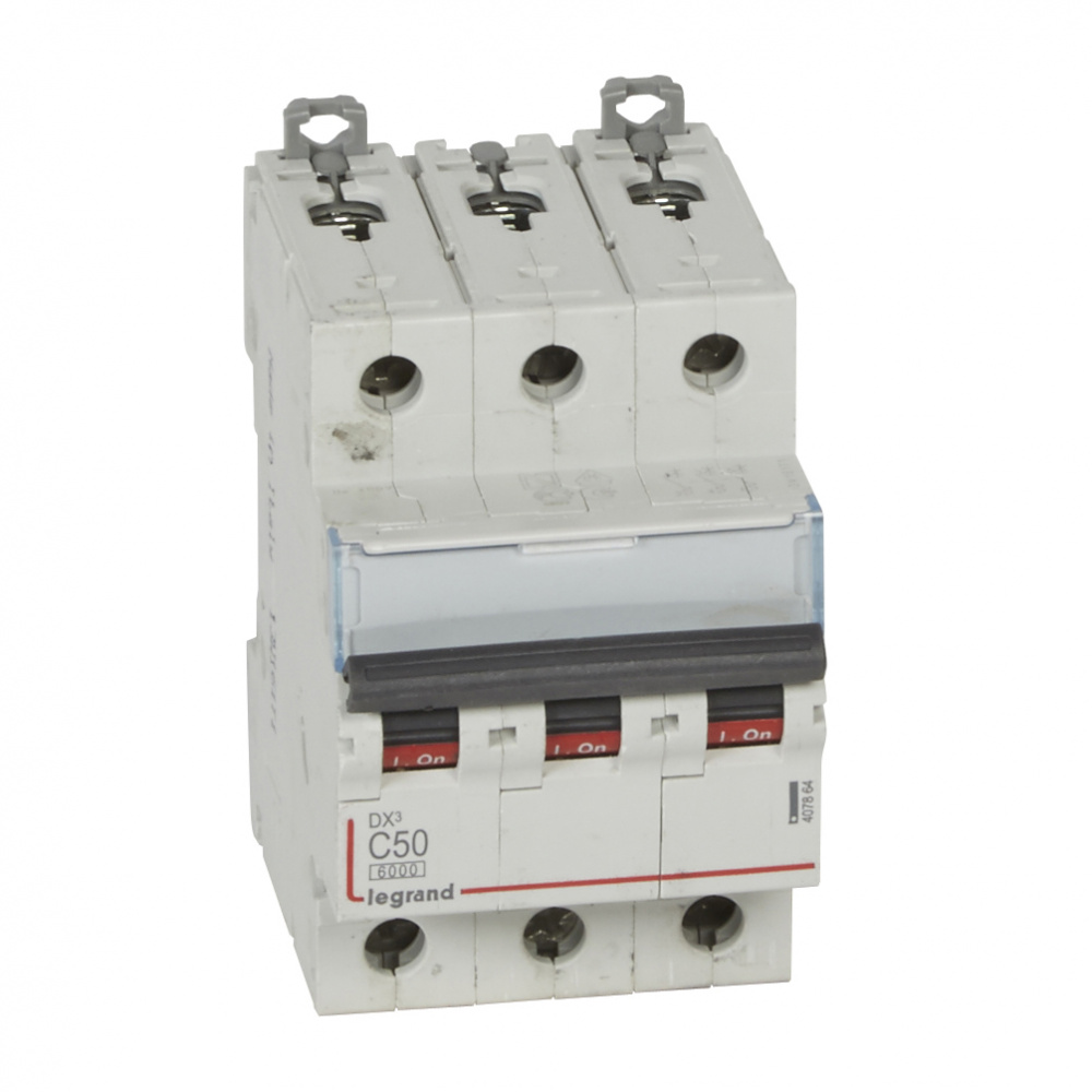 Выключатель автоматический Legrand DX3 50А C 6kA/10kA