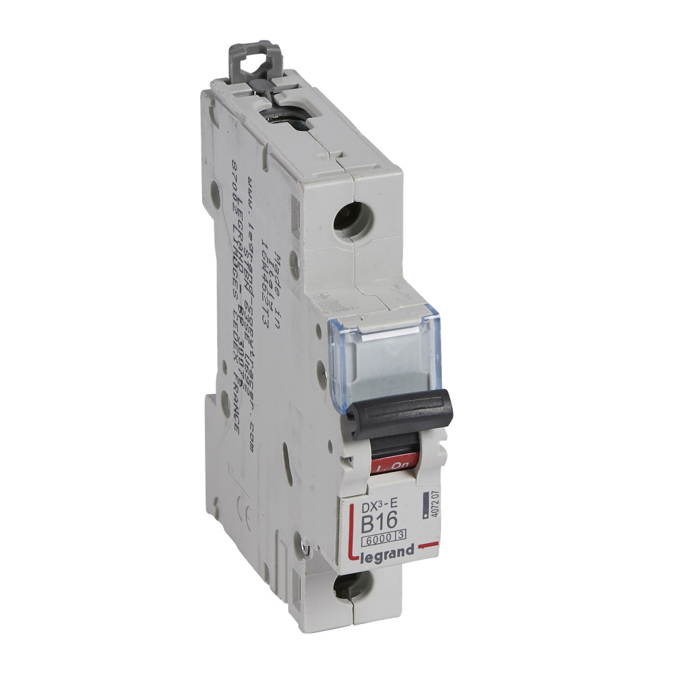 

Выключатель автоматический Legrand DX3-E однополюсный (1P/1П) 16А B 6kA/10kA (407207)
