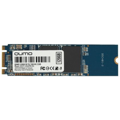 

Твердотельный накопитель (SSD) Qumo 120Gb Novation, 2280, M.2 (Q3DT-120GAEN-M2)