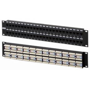 Патч-панель в шкаф 19" 2U, порты: 48 x RJ-45 кат. 5e, черный, TWT-PP48UTP, TWT (TWT-PP48UTP)