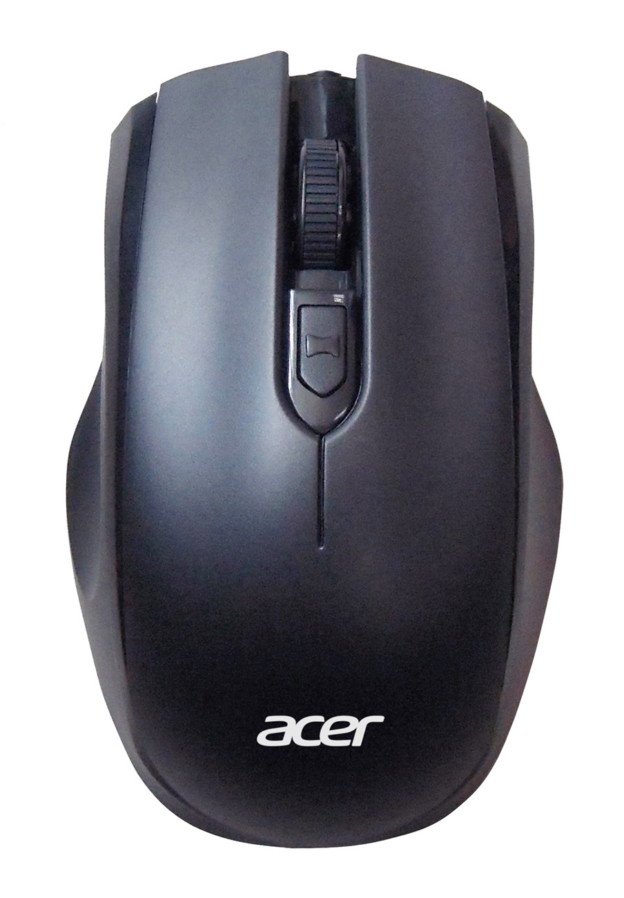 Мышь беспроводная ACER OMR030, 1600dpi, оптическая светодиодная, Wireless, USB, черный (ZL.MCEEE.007), плохая упаковка