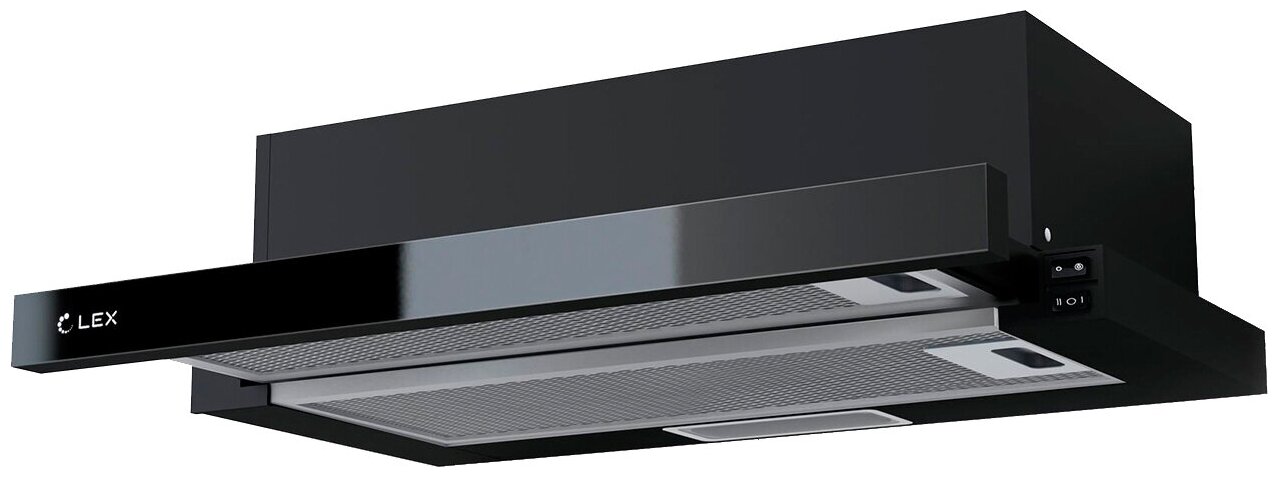 

Вытяжка встраиваемая Lex Hubble G 600, черный (CHAT000037), G 600