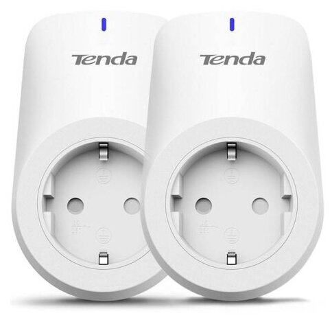 

Умная розетка Tenda Beli SP3, 2300Вт, 10A, WiFi, белый (SP3(2-pack)), SP3