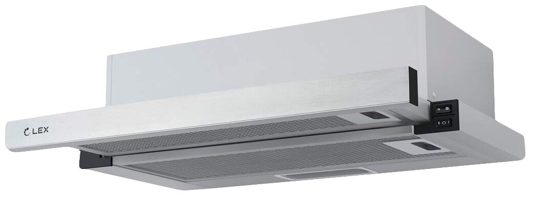 Вытяжка встраиваемая Lex 600 Inox, серебристый