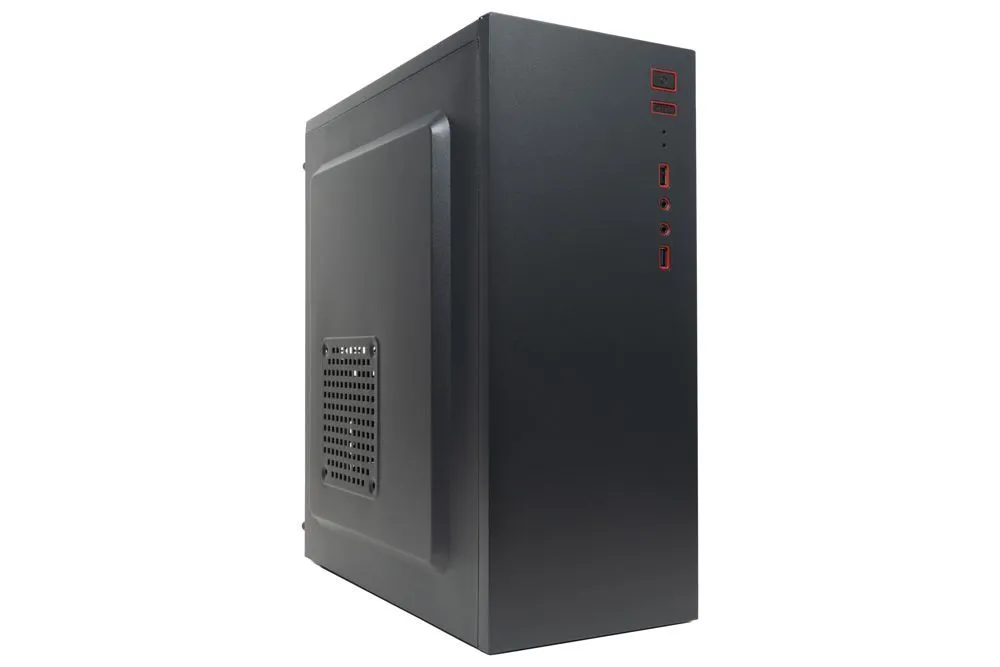 

Корпус Eurocase Filum S20, ATX, Midi-Tower, черный, без БП, Filum S20