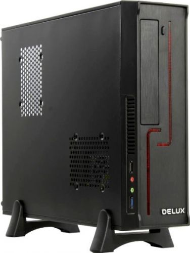 Корпус Delux H-308, mATX, Slim-Desktop, USB 3.0, черный, 450 Вт (H-308 _450)