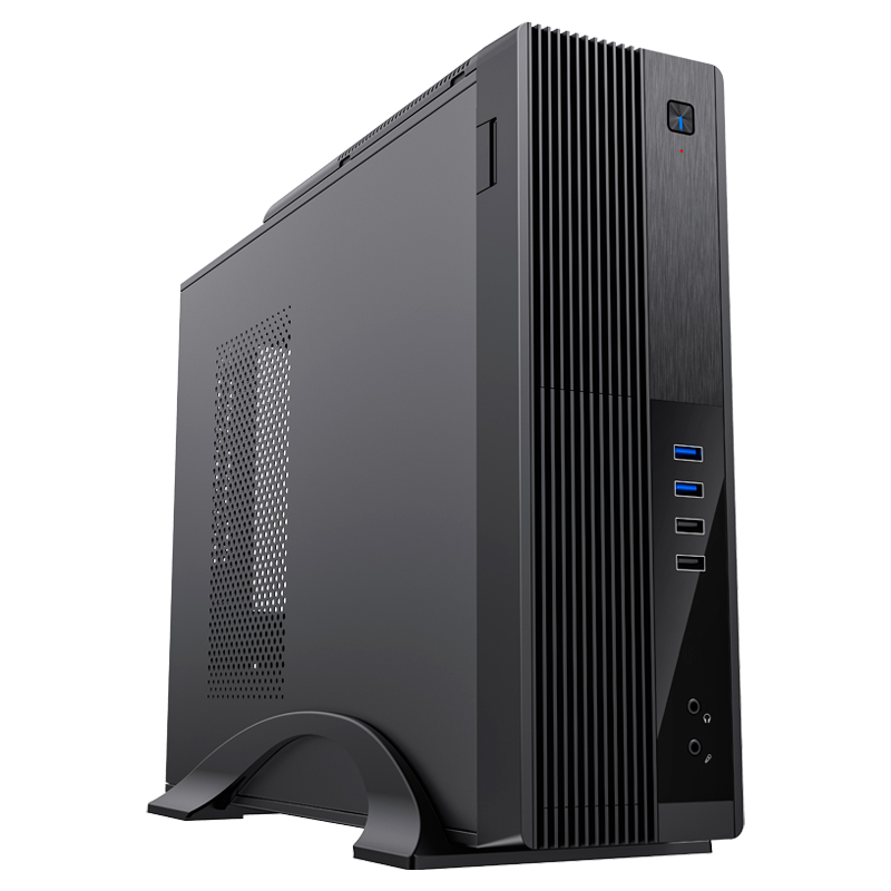 Корпус Powerman ST616, mATX, Desktop, 2xUSB 3.0, черный, 230 Вт (6151106)