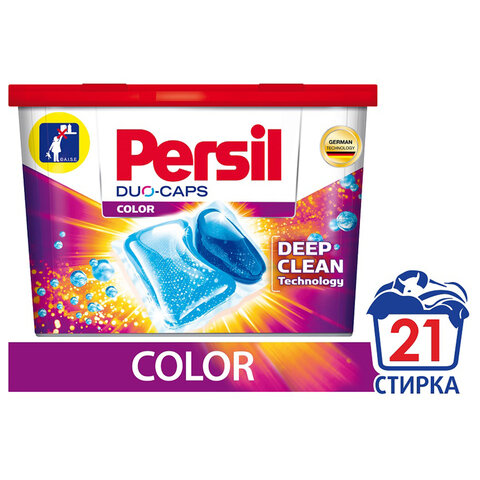 

Стиральный порошок PERSIL, для всех типов белья, 483г, в капсулах 21 шт (2465300), 0