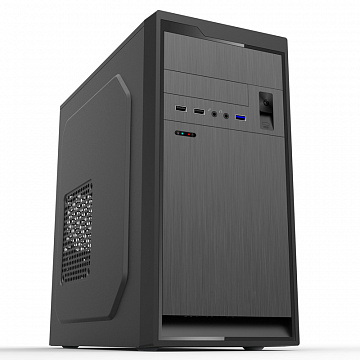 Корпус Powerman SV511, mATX, Mini-Tower, USB 3.0, черный, 450 Вт (6153673)