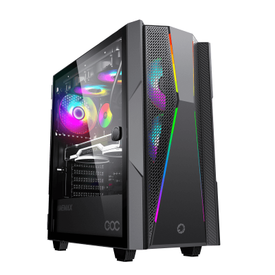 Корпус GameMax Typhoon COC (A3610, EATX, Midi-Tower, USB 3.0, RGB подсветка, черный, Без БП