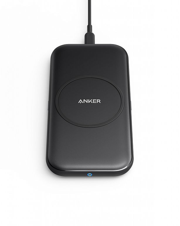 Беспроводное зарядное устройство Anker PowerWave Pad A2505K11, 10Вт, универсальное, черный (ANK-A2505K11-BK)