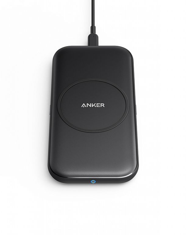 

Беспроводное зарядное устройство Anker PowerWave Pad A2505K11, 10Вт, универсальное, черный (ANK-A2505K11-BK), A2505K11