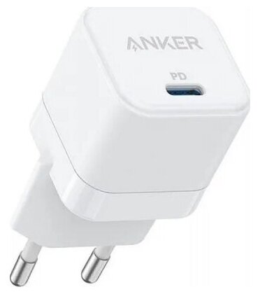 

Сетевое зарядное устройство ANKER PowerPort III A2149G21 20W, USB type-C, PD, 3A, белый (ANK-A2149G21-WT), A2149G21
