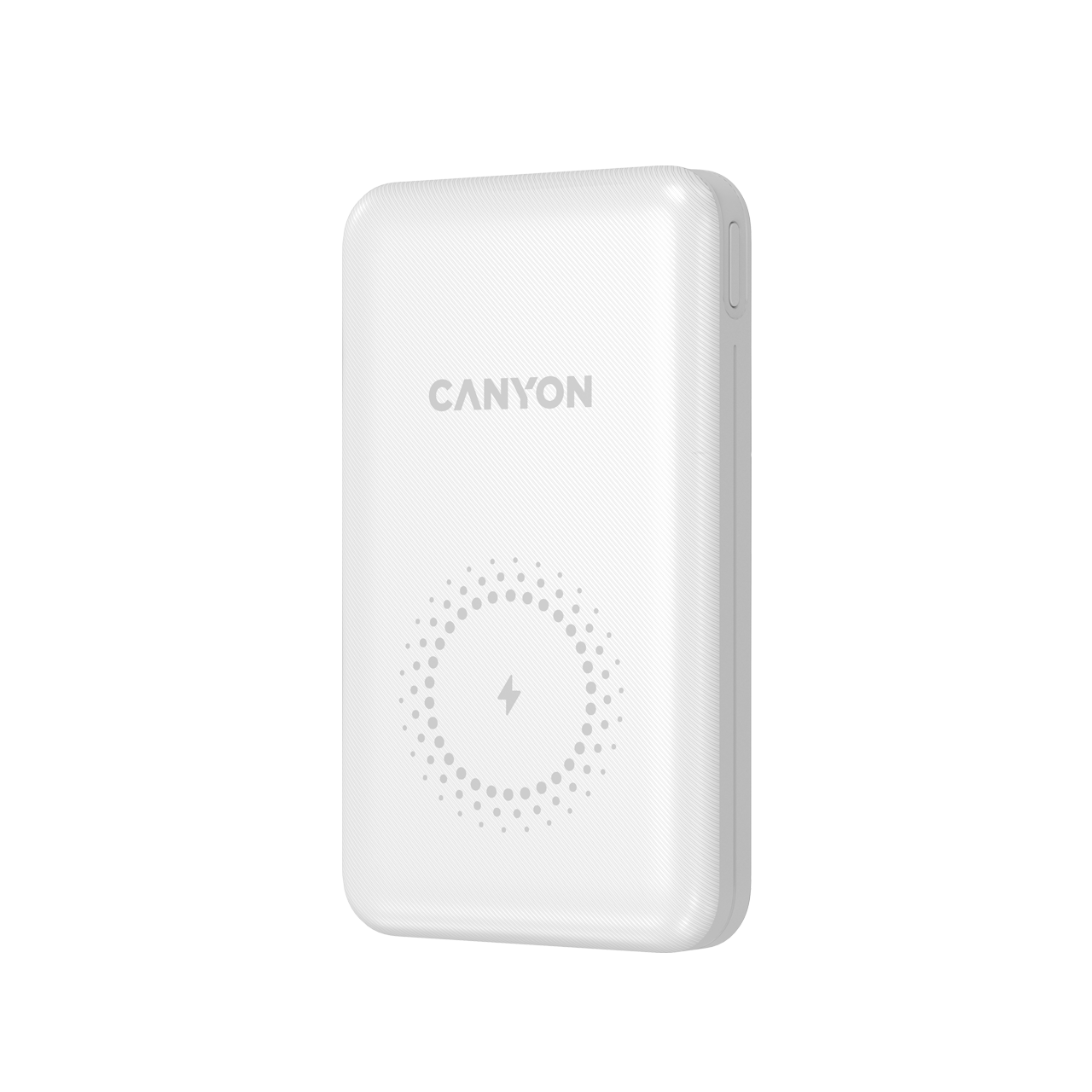 Портативный аккумулятор (Powerbank) Canyon PB-1001, 10000 мА·ч, белый
