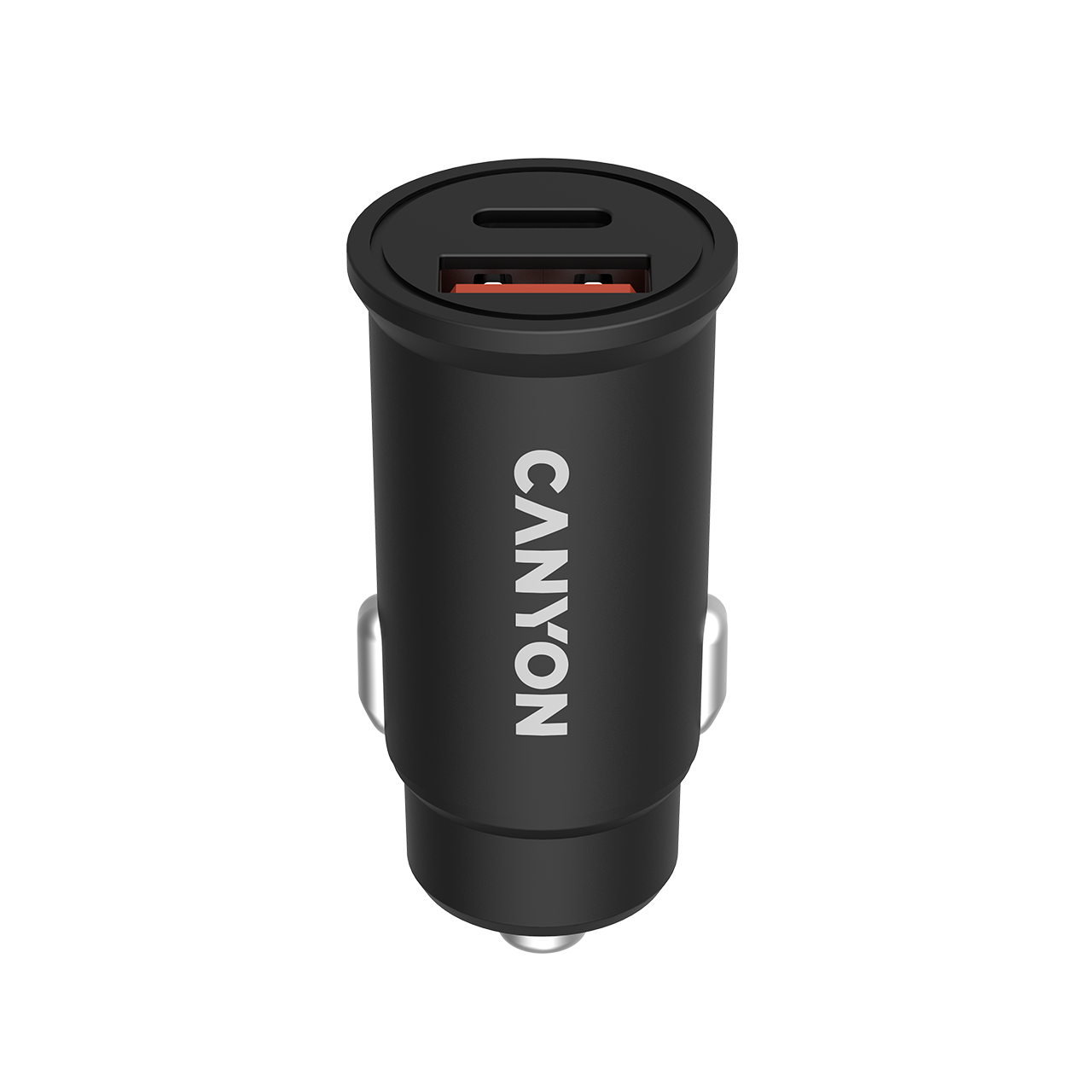 

Автомобильное зарядное устройство CANYON С-20B03, USB, 1xUSB Type C, 3А, 48 Вт, QC, PD, черный (CNS-CCA20B03), С-20B03