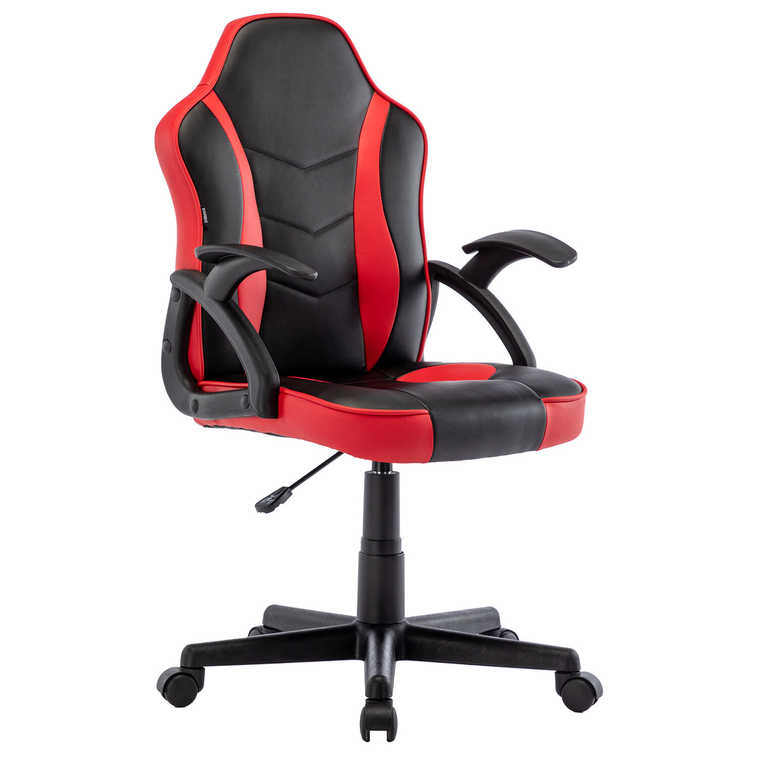 Кресло игровое Brabix Shark GM-203, черный/красный (532512)