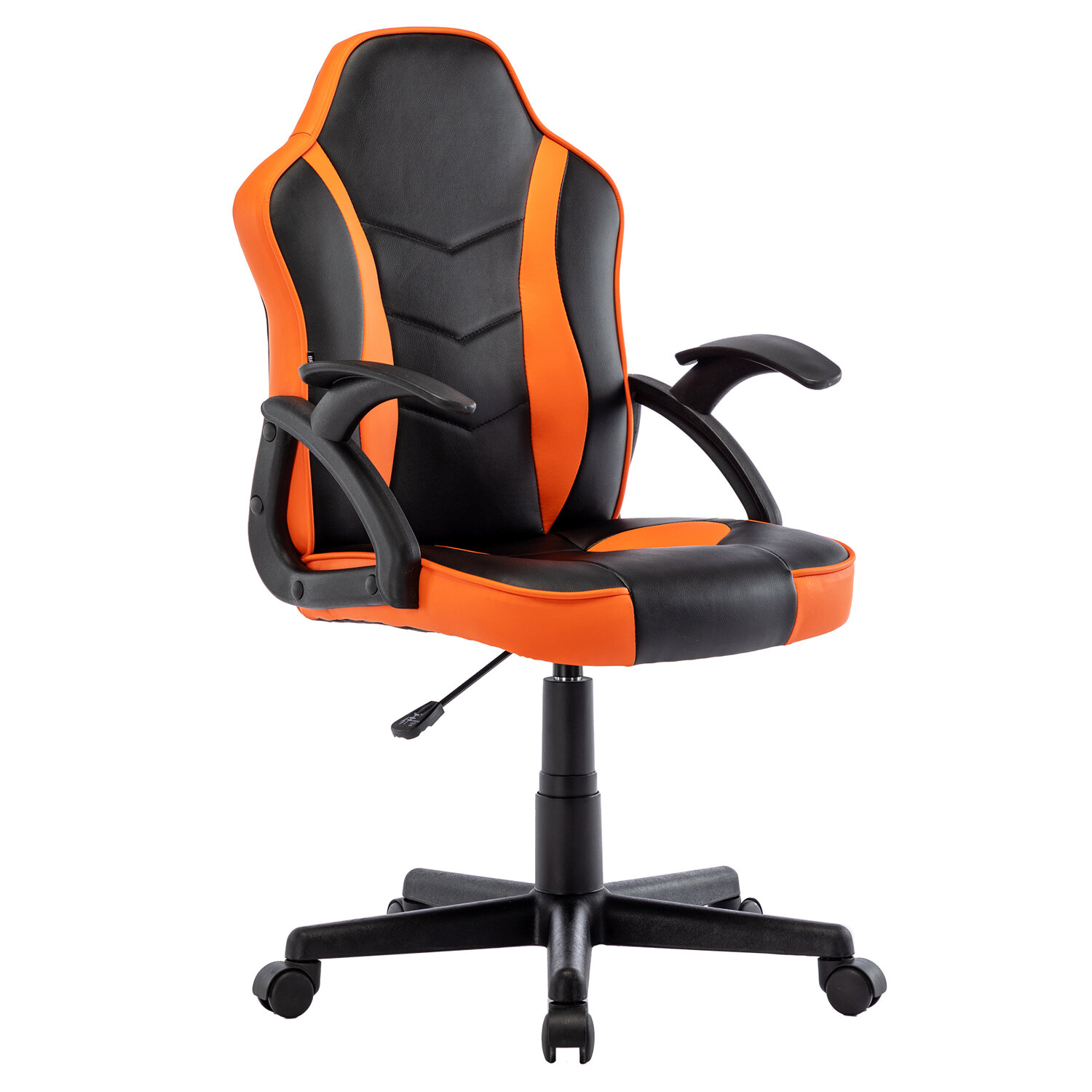Кресло игровое Brabix Shark GM-203, черный/оранжевый (532513)