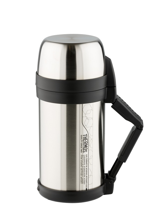 

Термос THERMOS FDH Stainless Steel Vacuum Flask, 2 л, корпус сталь/колба сталь, стальной/черный (923653), FDH Stainless Steel Vacuum Flask