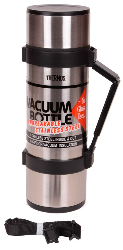 Термос THERMOS NCB-12B Rocket Bottle, 1.2л, корпус сталь/колба сталь, серебристый (835666)