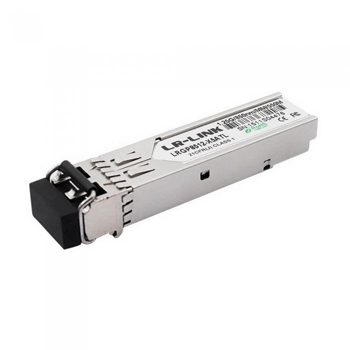 

Модуль SFP LR-LINK LRGP8512-X5ATL, 500 м, LC, Tx:850 нм, Rx:850 нм, 1.25 Гбит/с, MM, двойной (ACD-850nm-1G-SFP), LRGP8512-X5ATL