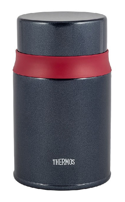 

Термос для еды THERMOS TCLD-520S, 520мл, корпус сталь/колба сталь, ложка, черный/красный (303240), TCLD-520S