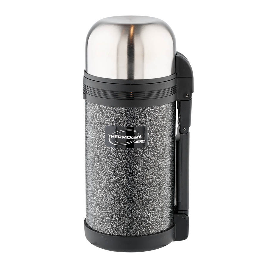 

Термос THERMOS ThermoCafe HAMMP, 1.2 л, корпус сталь/колба сталь, стальной/черный (725370), ThermoCafe HAMMP