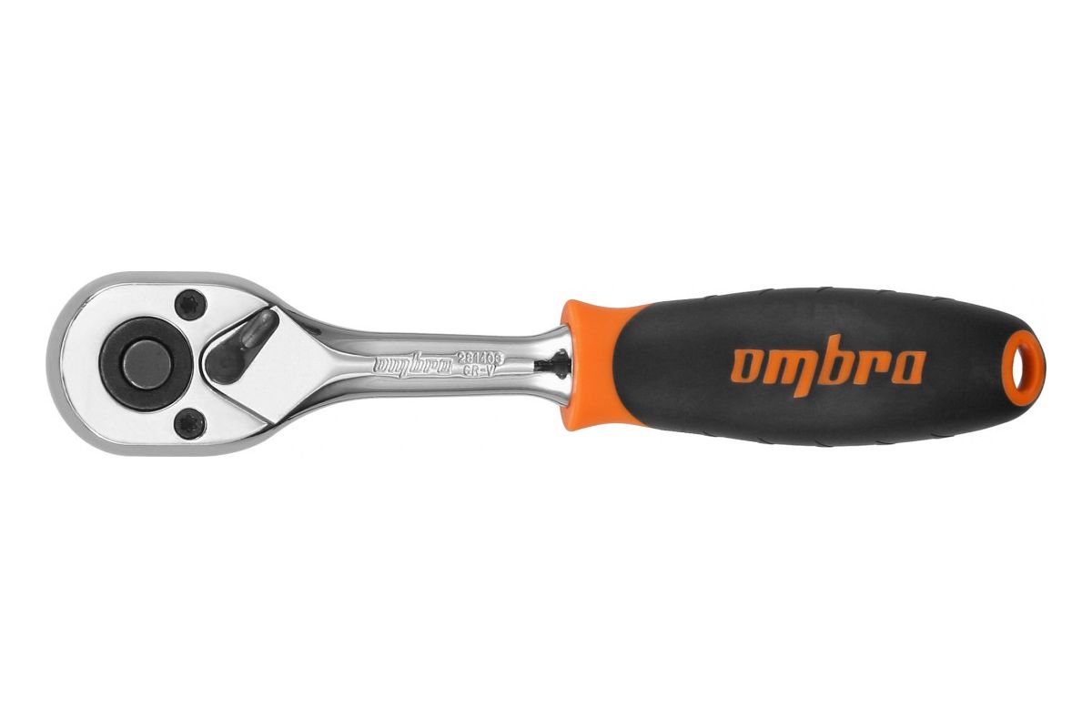 

Рукоятка трещоточная Ombra 281403, 1/4", реверсивная (055765), 281403
