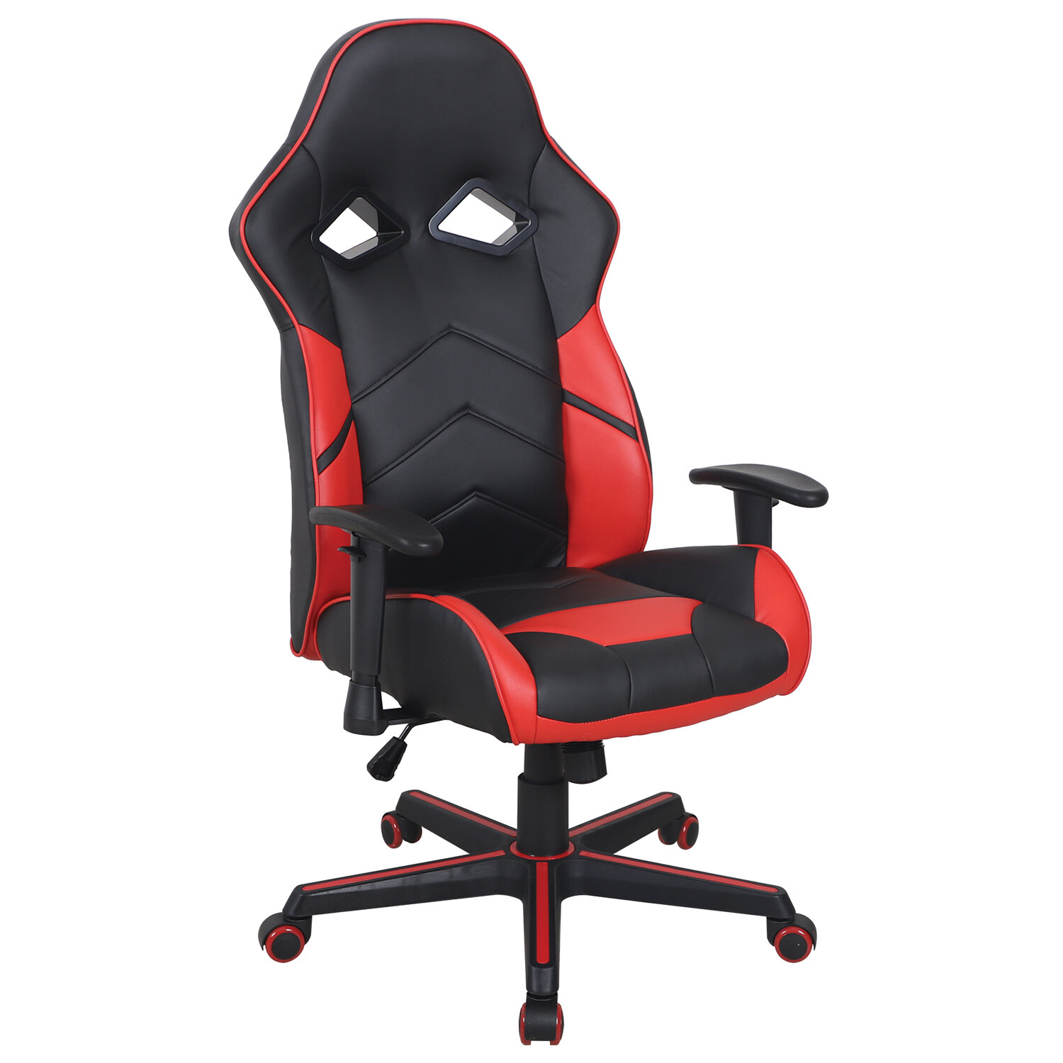 Кресло игровое Brabix Storm GM-006, черный/красный (532500)