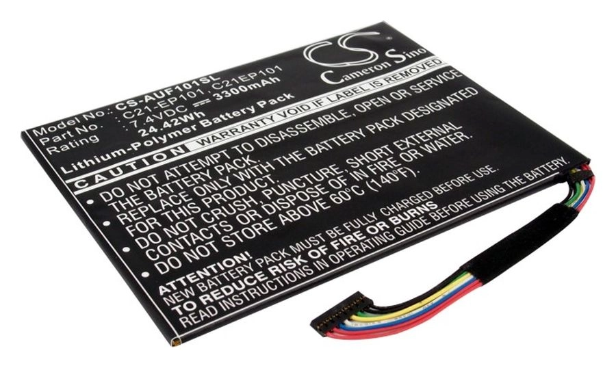 

Аккумулятор CameronSino CS-AUF101SL, 7.4V, 3300mAh, Li-pol для Asus Eee Pad Transformer TF101, TF101G, TR101, CS-AUF101SL