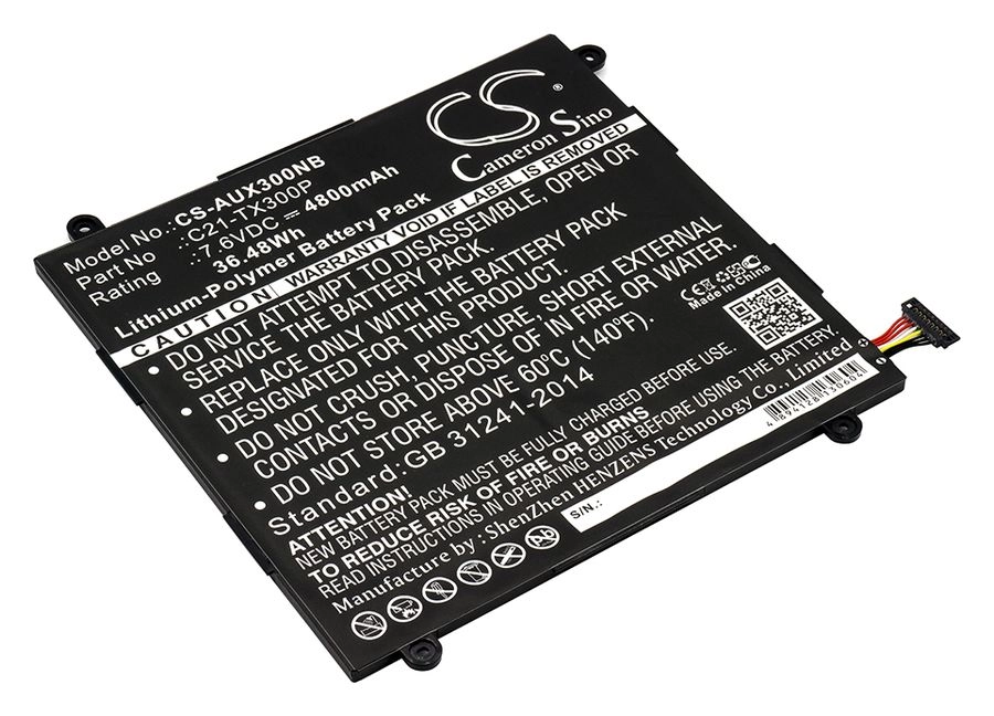 Аккумулятор CameronSino для планшета Asus Transformer Book TX300CA