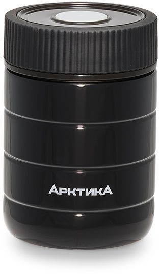 

Термос для еды АРКТИКА 307-480, 480 мл, корпус сталь/колба сталь, черный (307-480/BLA), 307-480