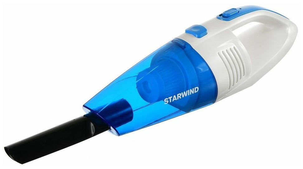 Автомобильный пылесос Starwind CV-140, белый/синий