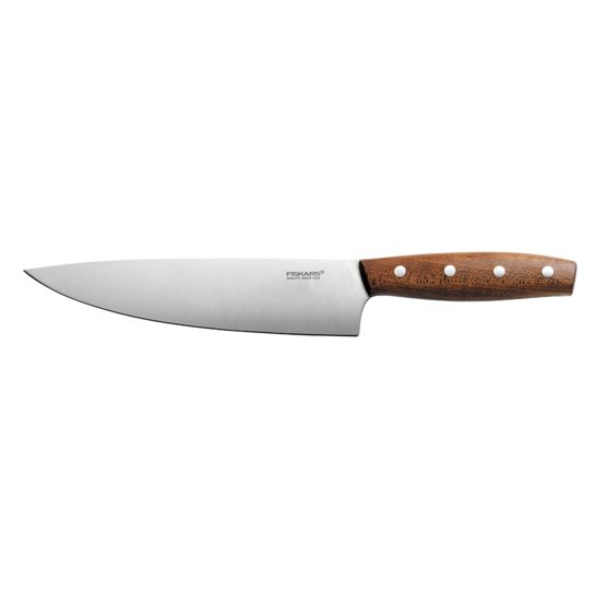

Нож кухонный разделочный FISKARS Norr, лезвие 20 см (1016478), Коричневый