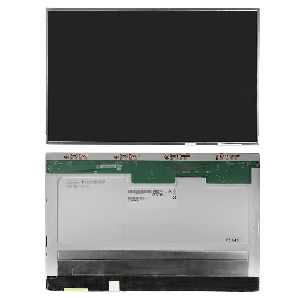 

Матрица 17" 1440x900, матовая для Acer Aspire 9513, 9424, Asus F7Sr, G2S, G2Pb, HP Pavilion 6830s, dv8000, dv8100, dv8200, Toshiba Satellite M60. (TOP-WX+-170C-R1)