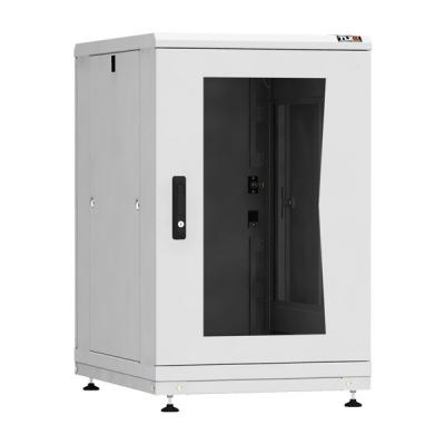 

Шкаф телекоммуникационный напольный 18U 600x800 мм, стекло/металл, серый, разборный, TLK TFR (TFR-186080-GMMM-R-GY)